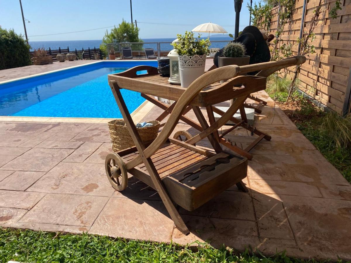 Seascape Luxury Villas Agia Marina  Buitenkant foto