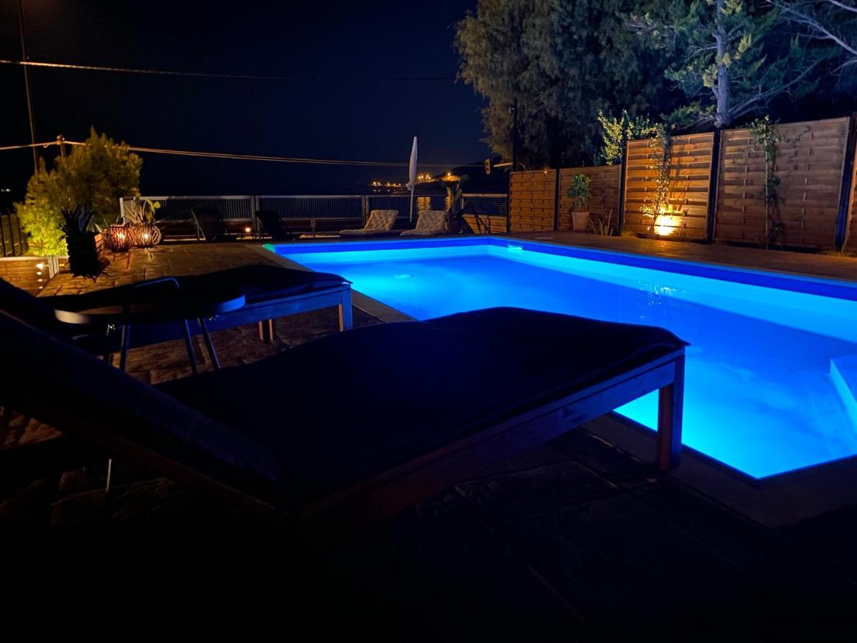 Seascape Luxury Villas Agia Marina  Buitenkant foto